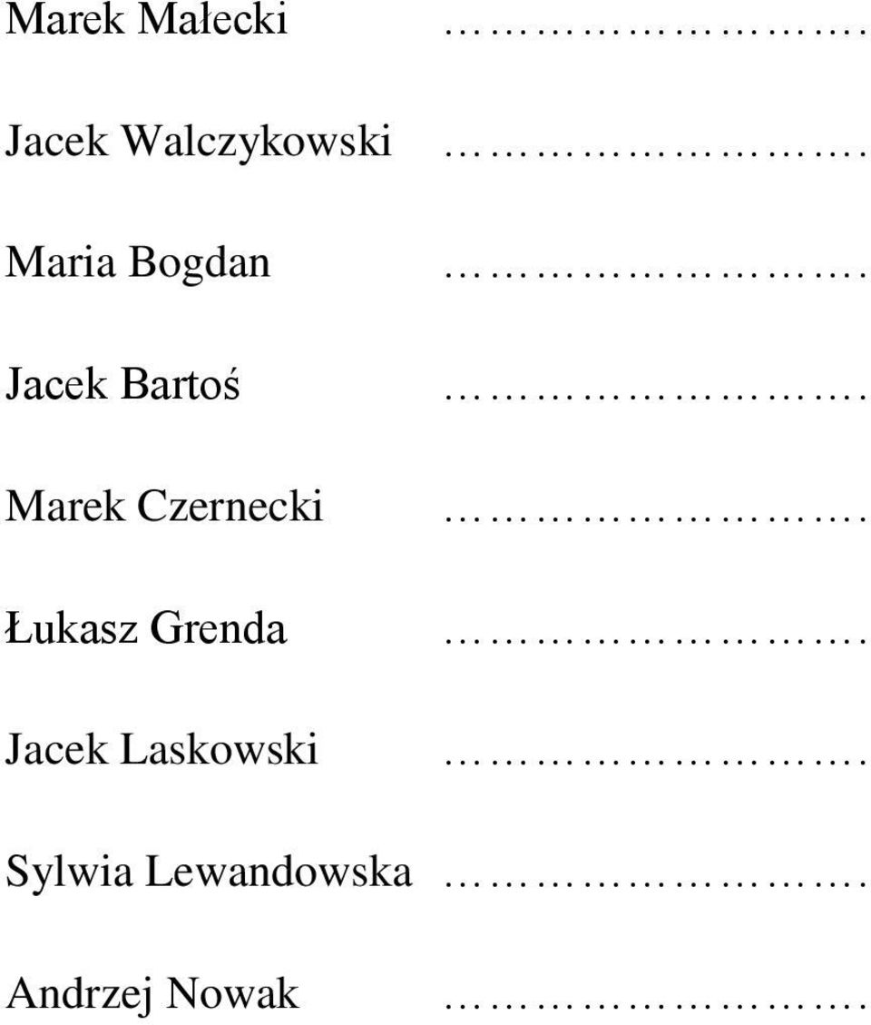 Czernecki Łukasz Grenda Jacek