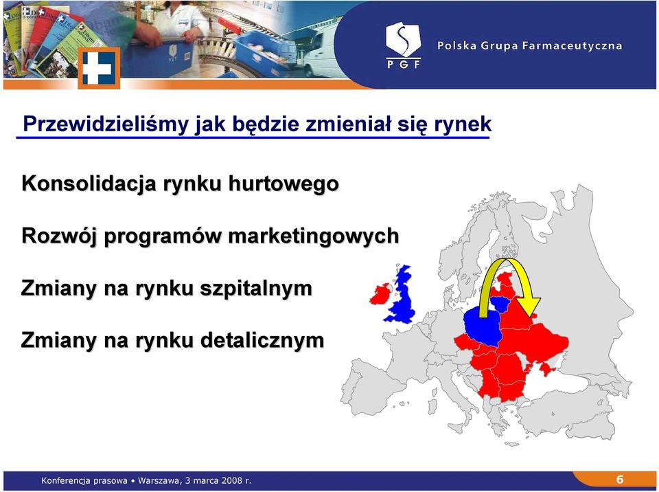 marketingowych Zmiany na rynku szpitalnym Zmiany na