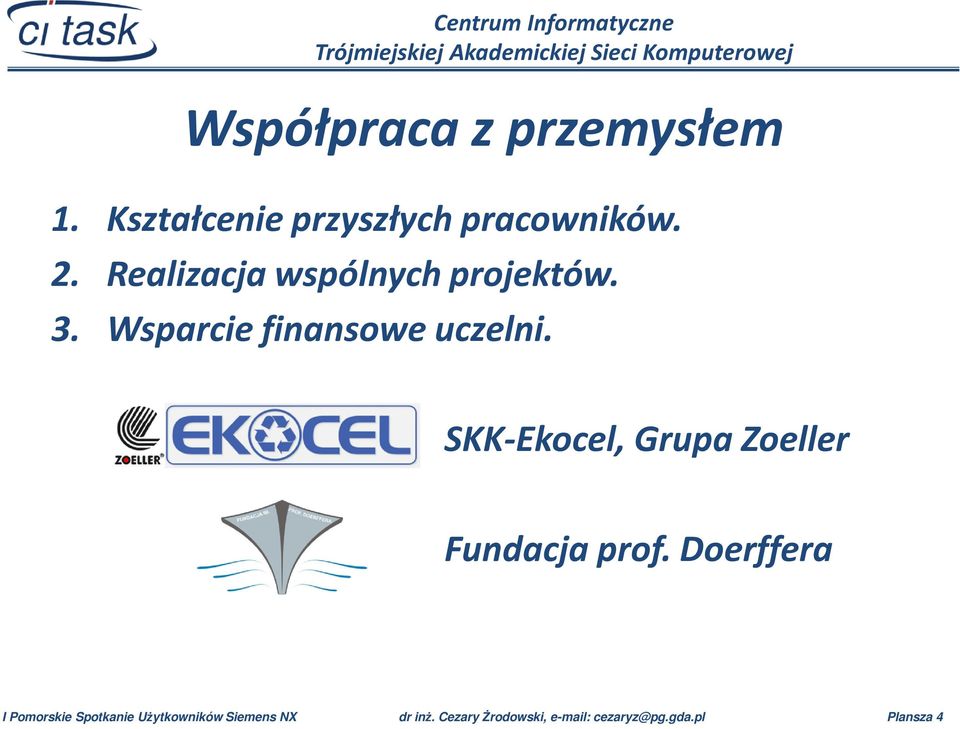 SKK-Ekocel, Grupa Zoeller Fundacja prof.