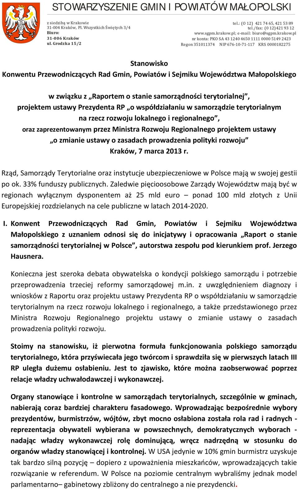 pl; e-mail: biuro@sgpm.krakow.
