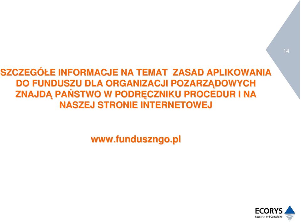 POZARZĄDOWYCH ZNAJDĄ PAŃSTWO W PODRĘCZNIKU