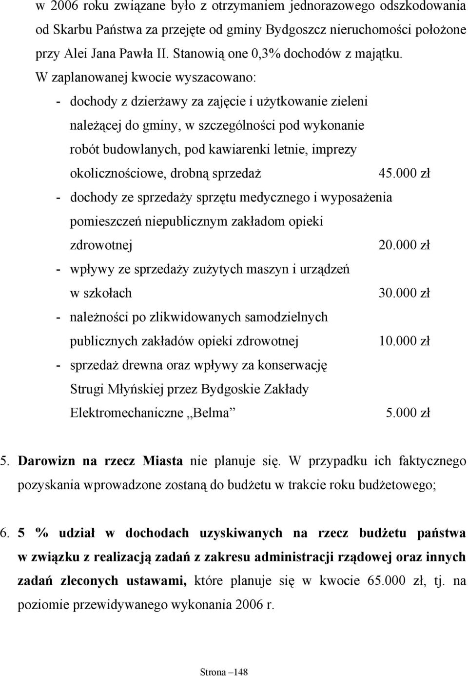 W zaplanowanej kwocie wyszacowano: - dochody z dzierżawy za zajęcie i użytkowanie zieleni należącej do gminy, w szczególności pod wykonanie robót budowlanych, pod kawiarenki letnie, imprezy