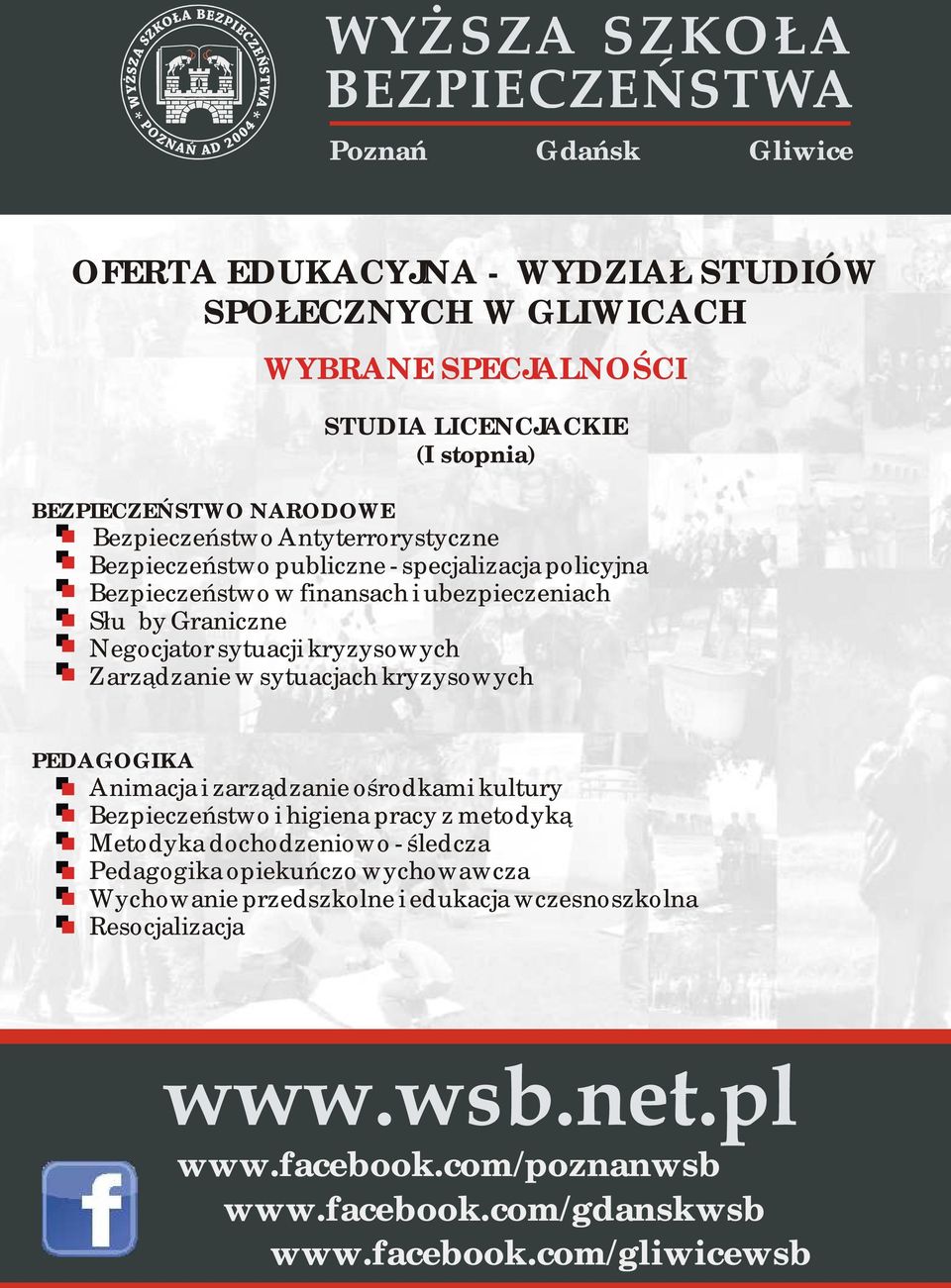 Graniczne Negocjator sytuacji kryzysowych Zarządzanie w sytuacjach kryzysowych PEDAGOGIKA Animacja i zarządzanie ośrodkami kultury