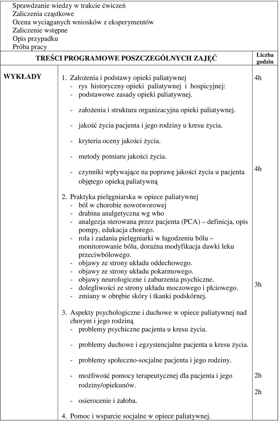 - jakość życia pacjenta i jego rodziny u kresu życia. - kryteria oceny jakości życia. - metody pomiaru jakości życia.