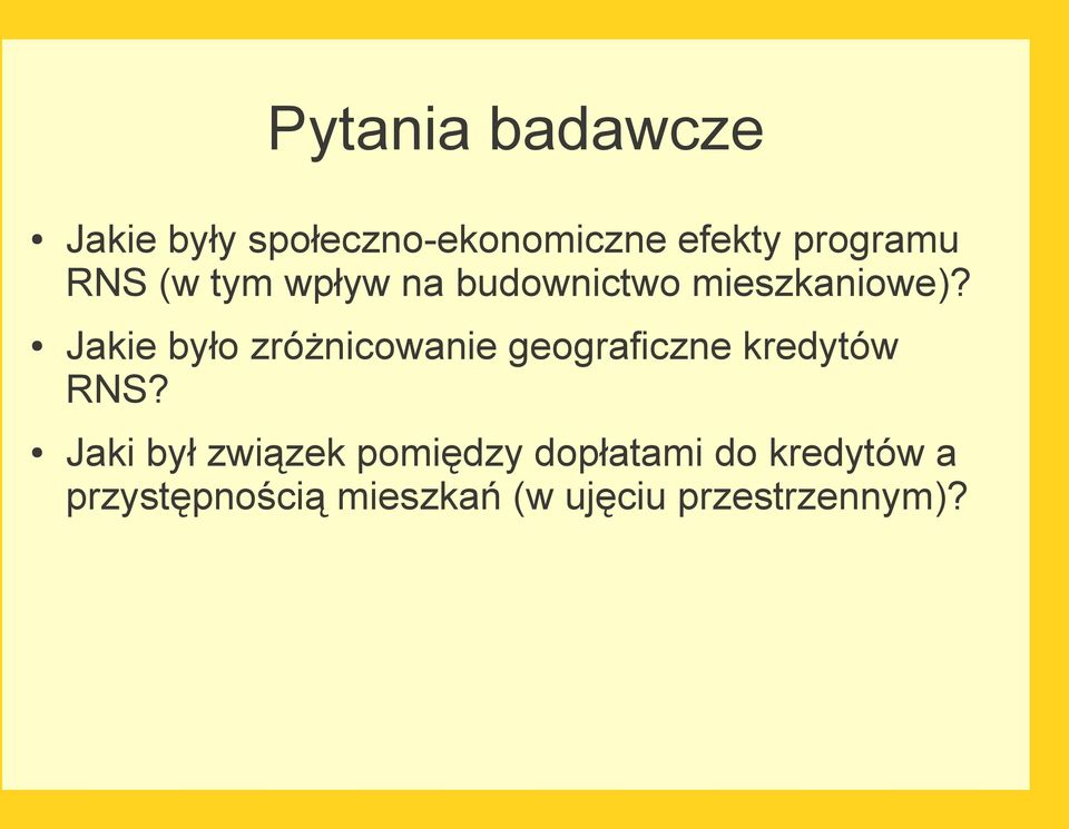 Jakie było zróżnicowanie geograficzne kredytów RNS?