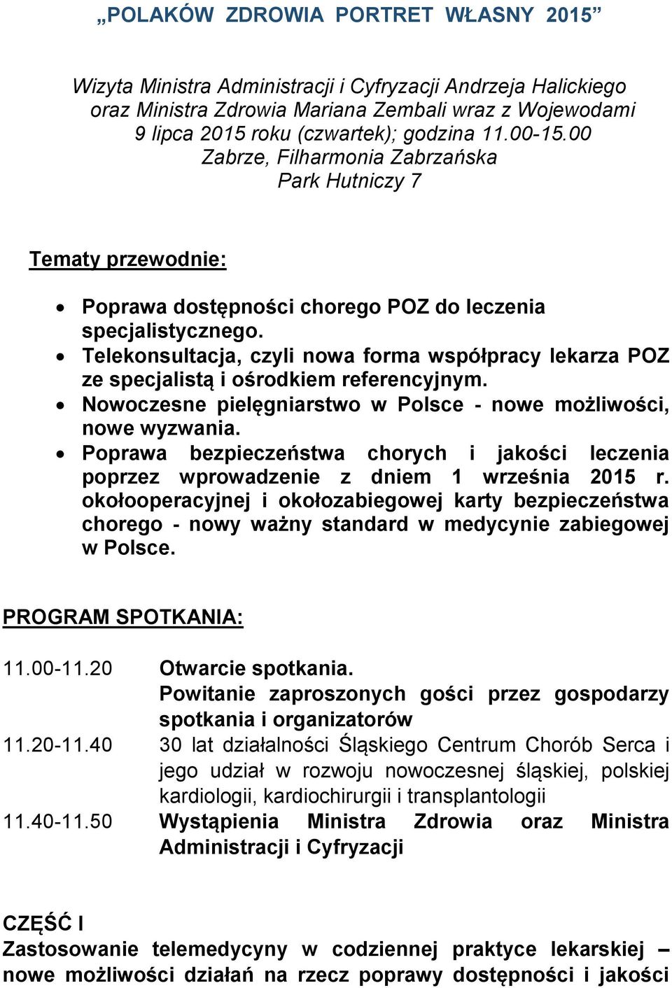 Telekonsultacja, czyli nowa forma współpracy lekarza POZ ze specjalistą i ośrodkiem referencyjnym. Nowoczesne pielęgniarstwo w Polsce - nowe możliwości, nowe wyzwania.