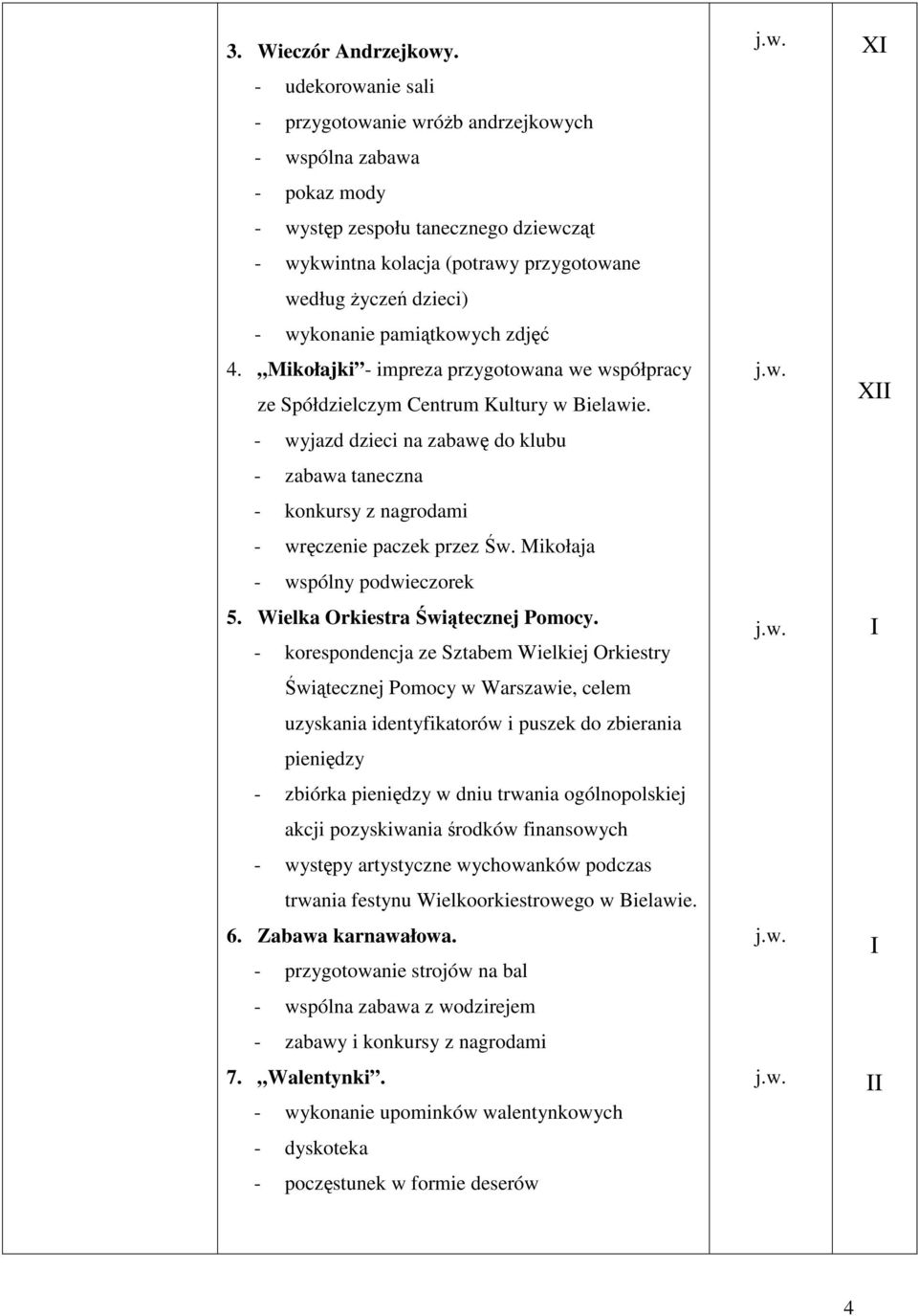 pamitkowych zdj 4. Mikołajki - impreza przygotowana we współpracy ze Spółdzielczym Centrum Kultury w Bielawie.