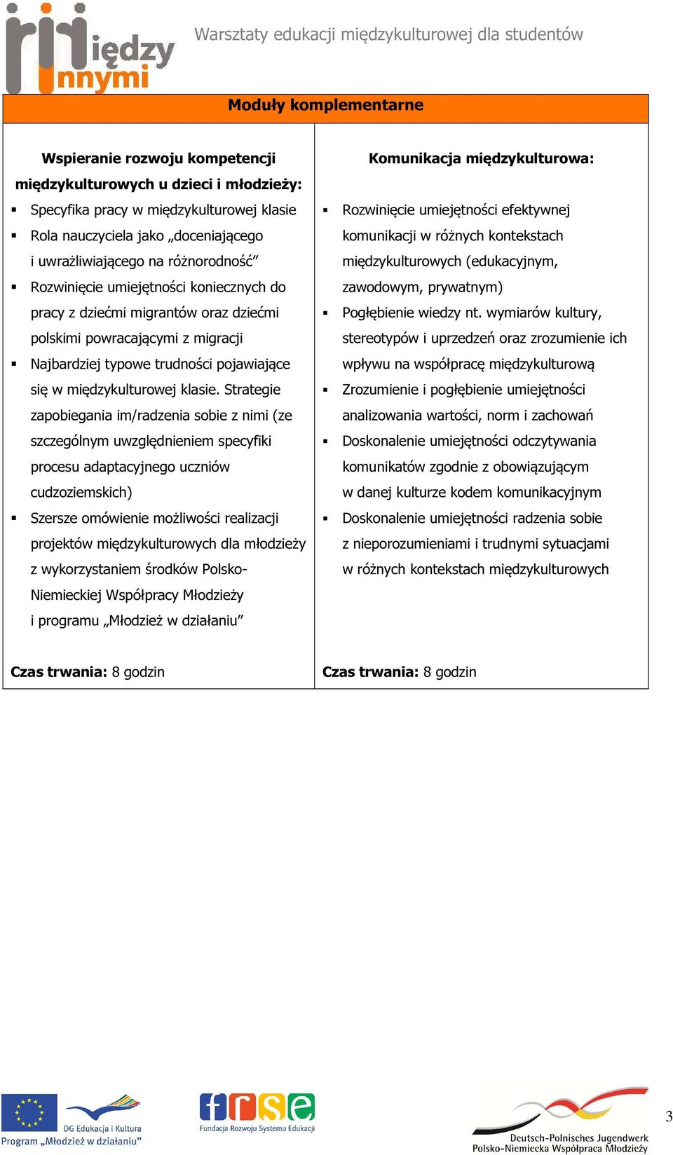 Strategie zapobiegania im/radzenia sobie z nimi (ze szczególnym uwzględnieniem specyfiki procesu adaptacyjnego uczniów cudzoziemskich) Szersze omówienie możliwości realizacji projektów