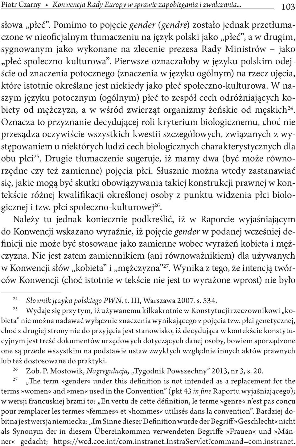 płeć społeczno-kulturowa.
