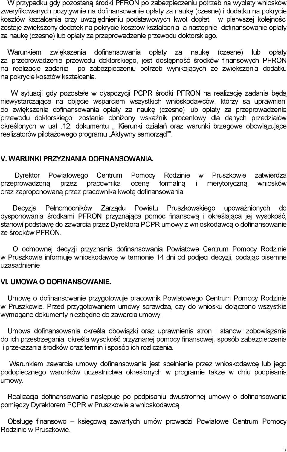 przeprowadzenie przewodu doktorskiego.