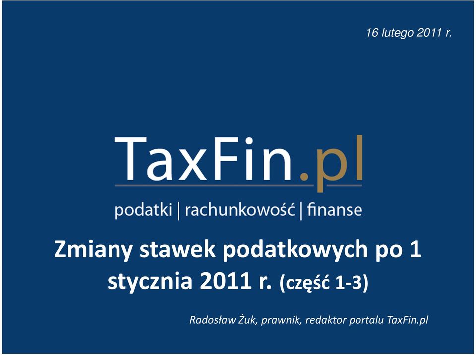 stycznia 2011 r.