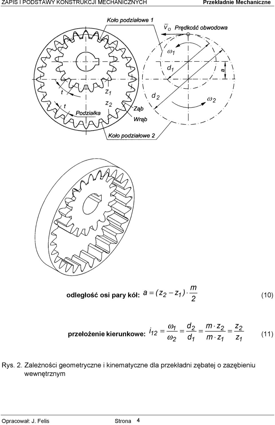 . Zleżnośc geometrycne knemtycne l prekłn
