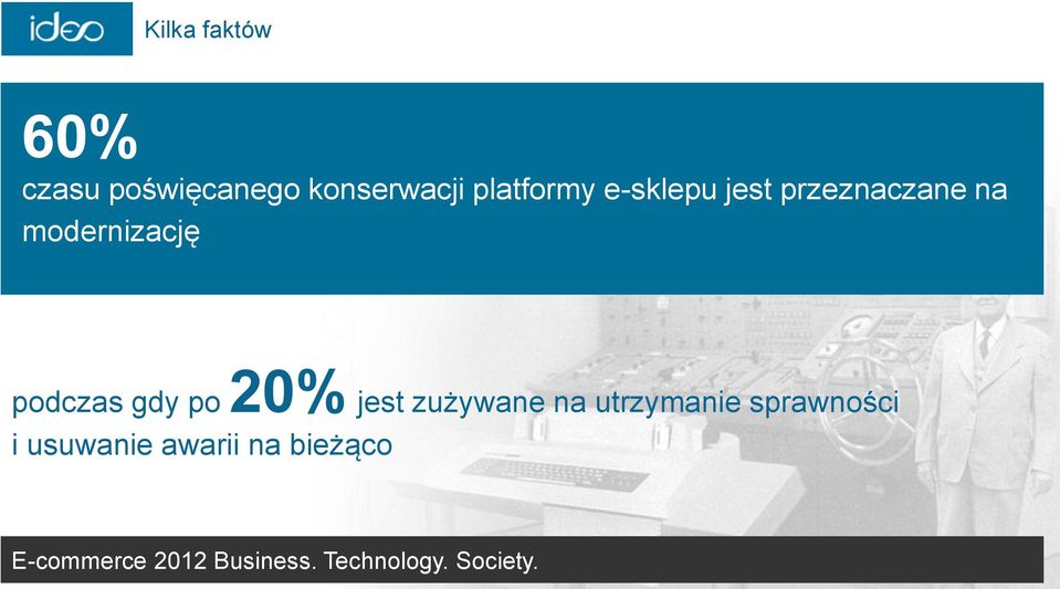 20% jest zużywane na utrzymanie sprawności i usuwanie