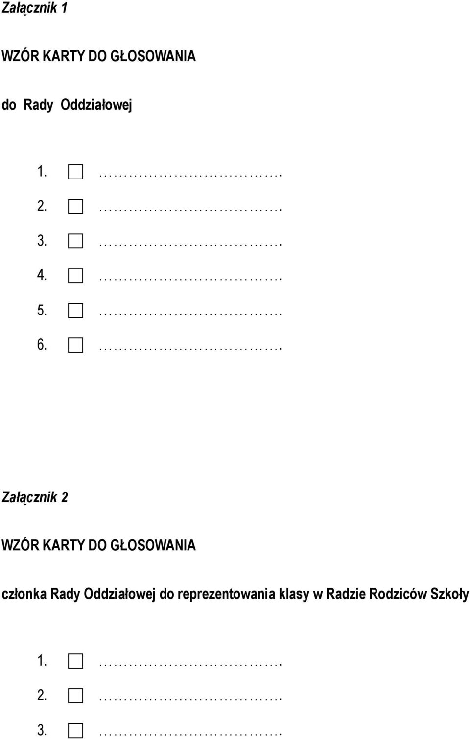 2. c. 3. c. 4. c. 5. c. 6. c. Załącznik 2 WZÓR KARTY DO