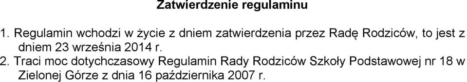 Rodziców, to jest z dniem 23