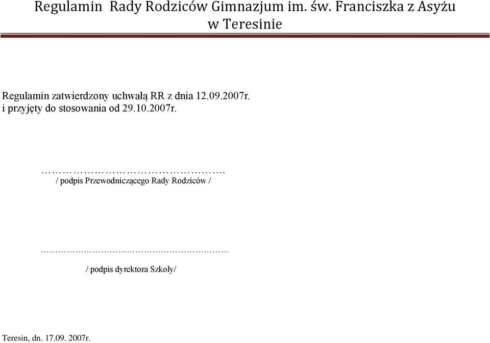 i przyjęty do stosowania od 29.10.