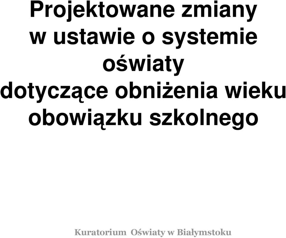 oświaty dotyczące