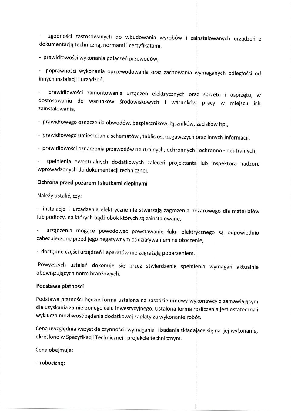 zainstalwania, - prawidtwegznaczenia bwd6w, bezpiecznik6w, tqcznik6w, Zacisk6w itp.