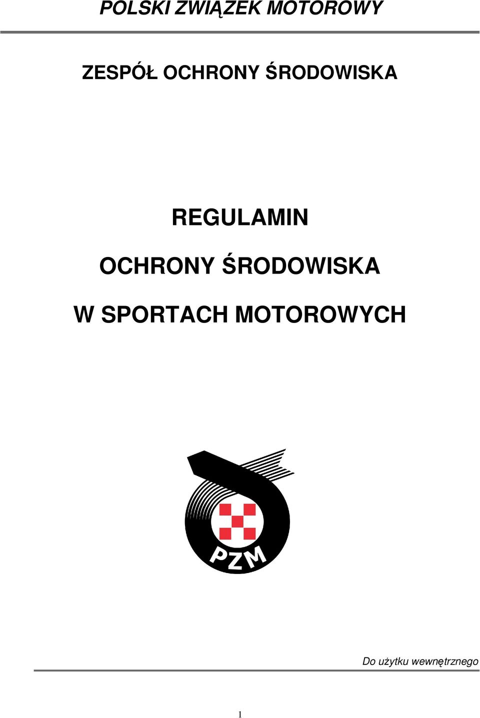 OCHRONY ŚRODOWISKA W SPORTACH