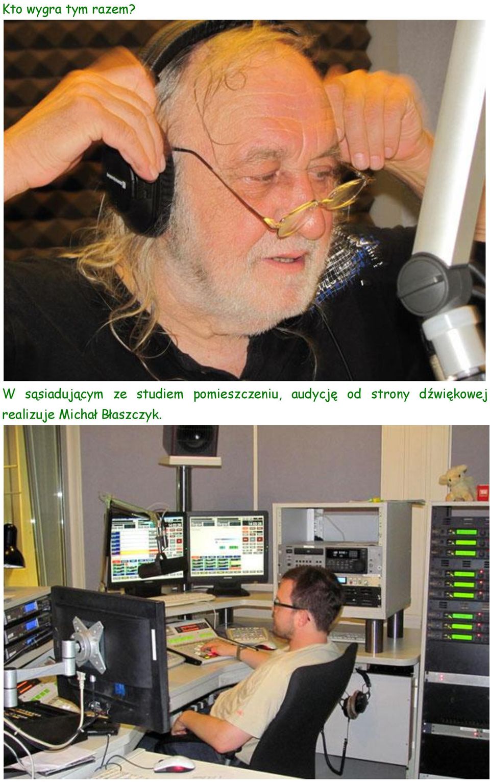 pomieszczeniu, audycję od