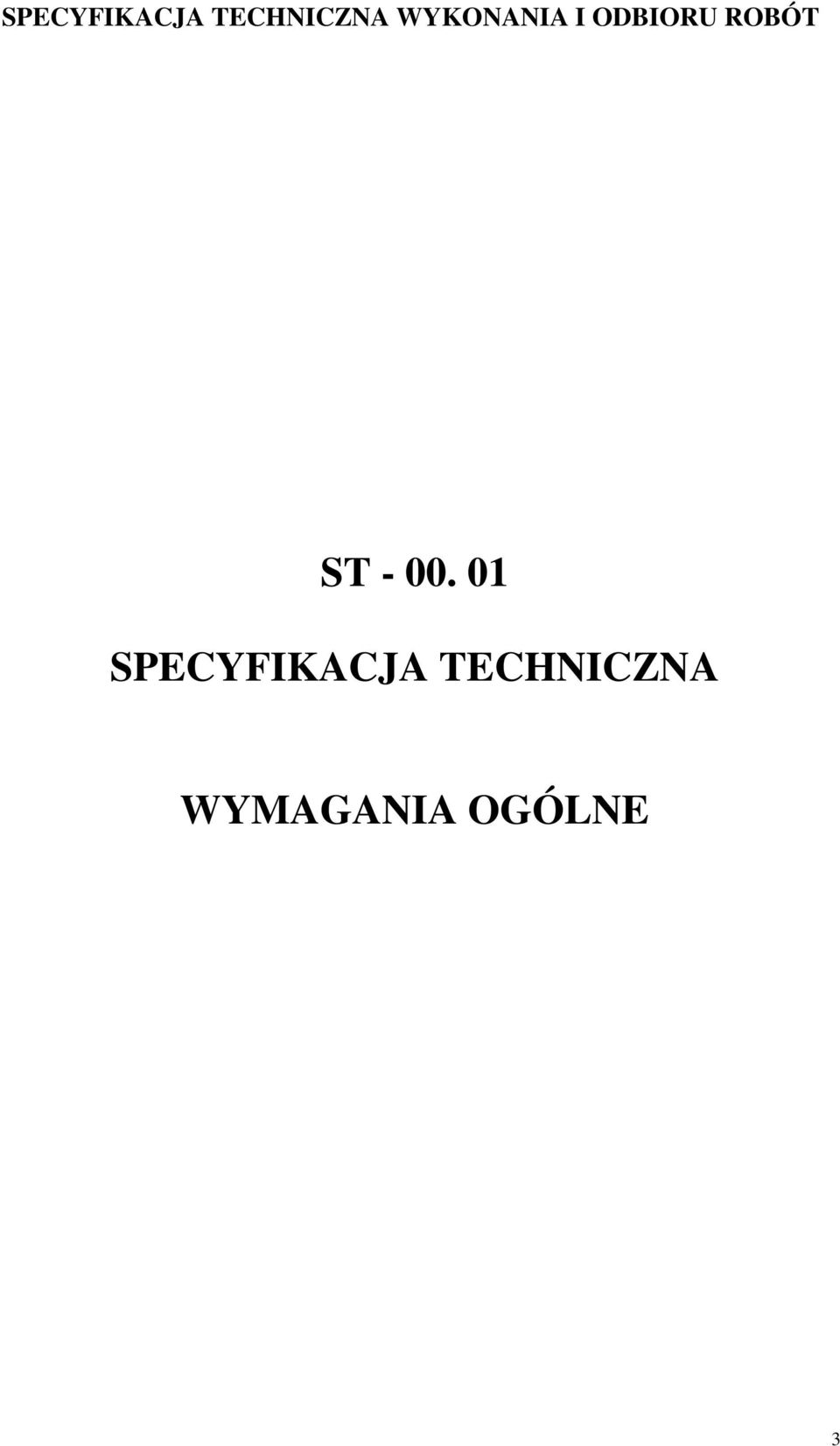 SPECYFIKACJA