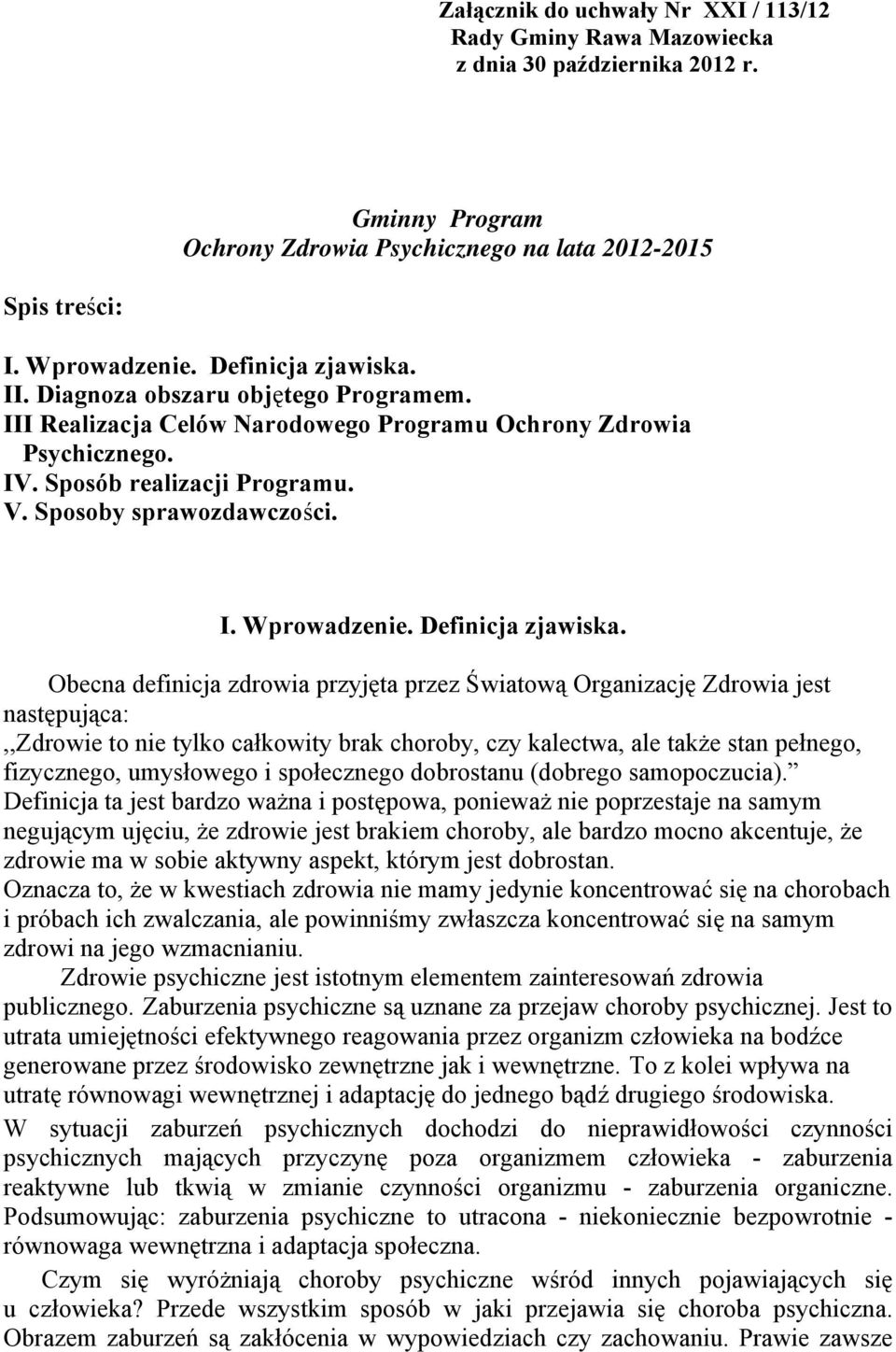 Definicja zjawiska.
