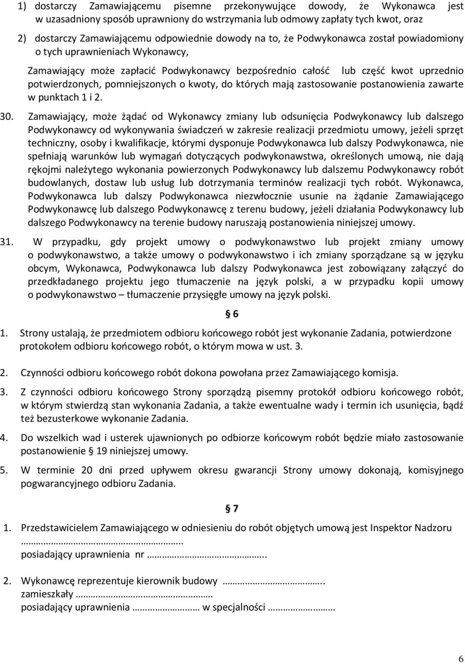 kwoty, do których mają zastosowanie postanowienia zawarte w punktach 1 i 2. 30.
