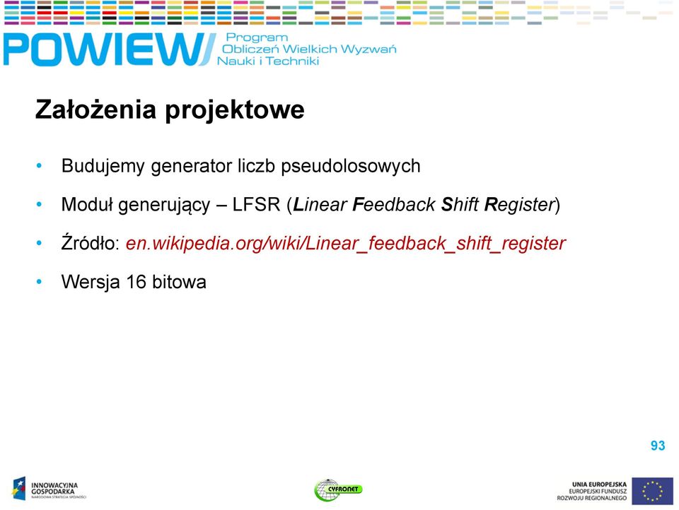 Feedback Shift Register) Źródło: en.wikipedia.