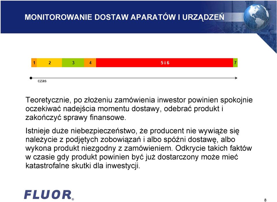 Istnieje duże niebezpieczeństwo, że producent nie wywiąże się należycie z podjętych zobowiązań i albo