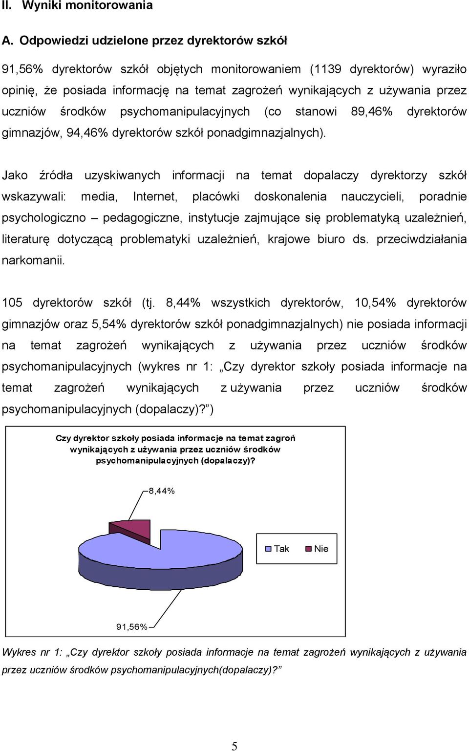 psychomanipulacyjnych (co stanowi 89,46% dyrektorów gimnazjów, 94,46% dyrektorów szkół ponadgimnazjalnych).