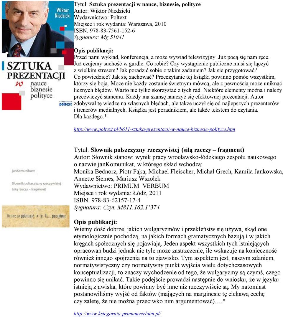 Jak się przygotować? Co powiedzieć? Jak się zachować? Przeczytanie tej książki powinno pomóc wszystkim, którzy się boją.