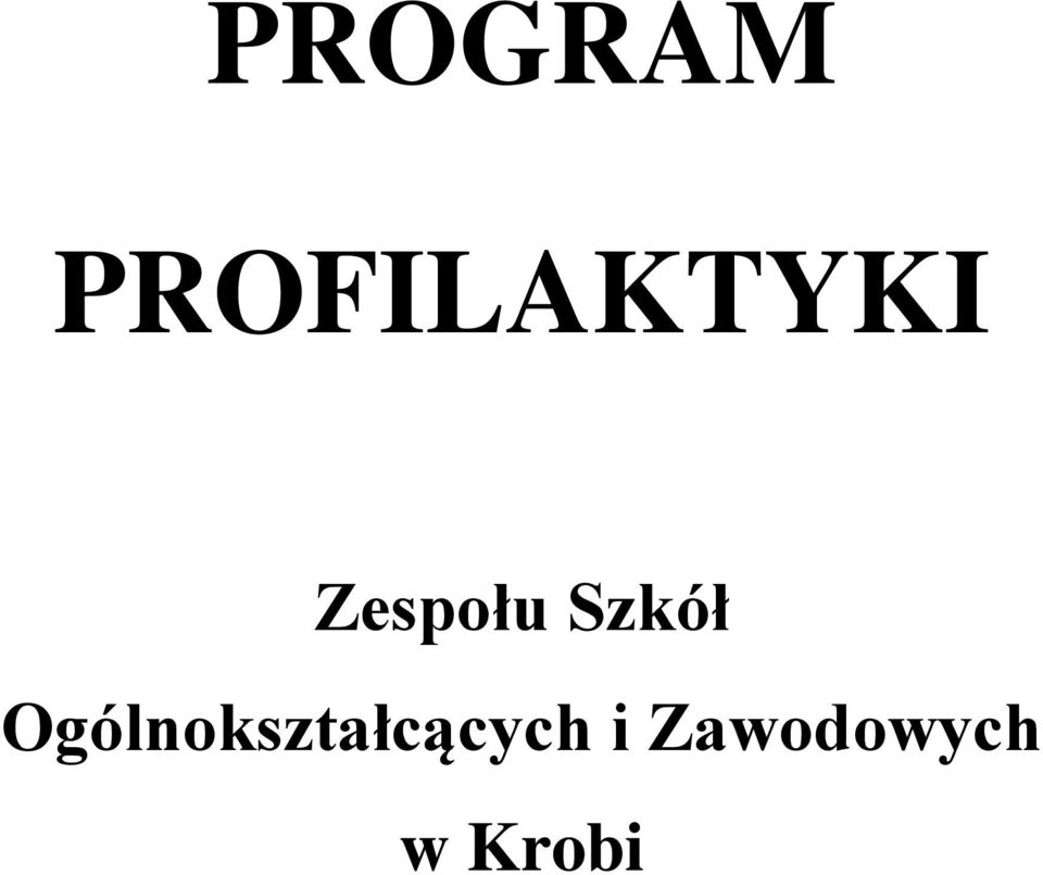 Zespołu Szkół