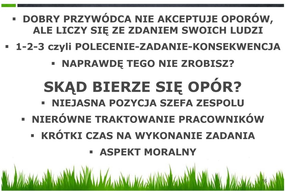 ZROBISZ? SKĄD BIERZE SIĘ OPÓR?