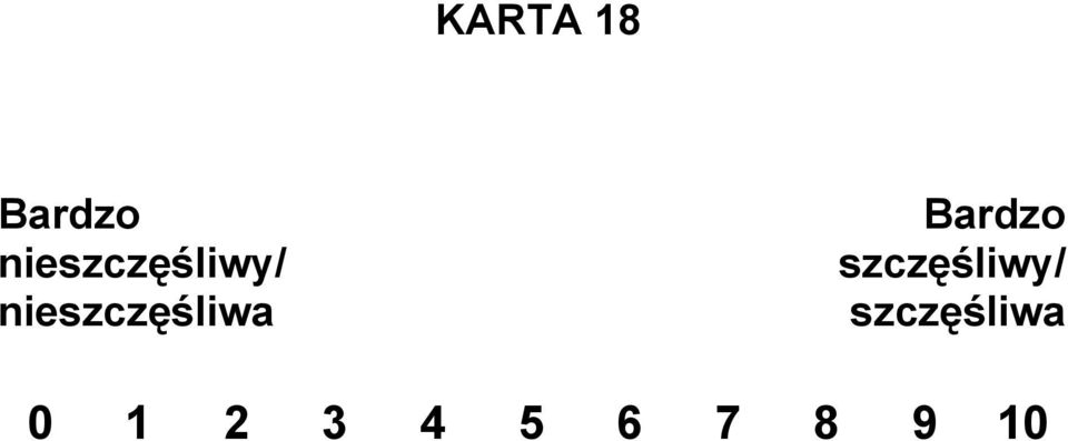nieszczęśliwa Bardzo