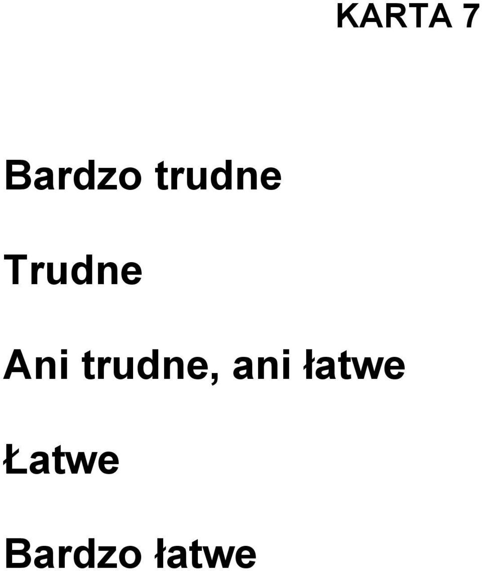 trudne, ani łatwe