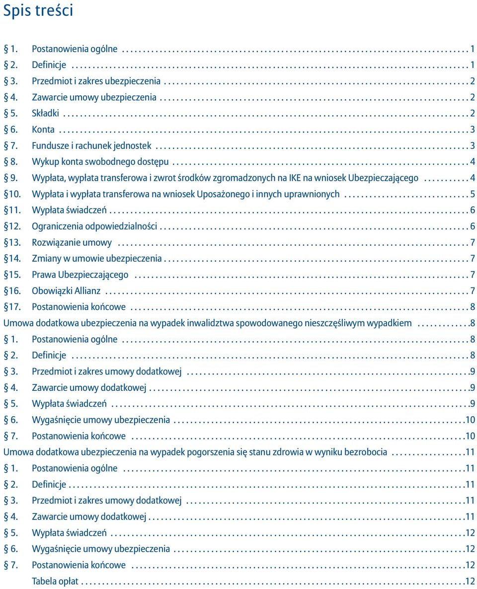 Konta.................................................................................................. 3 7. Fundusze i rachunek jednostek........................................................................... 3 8.