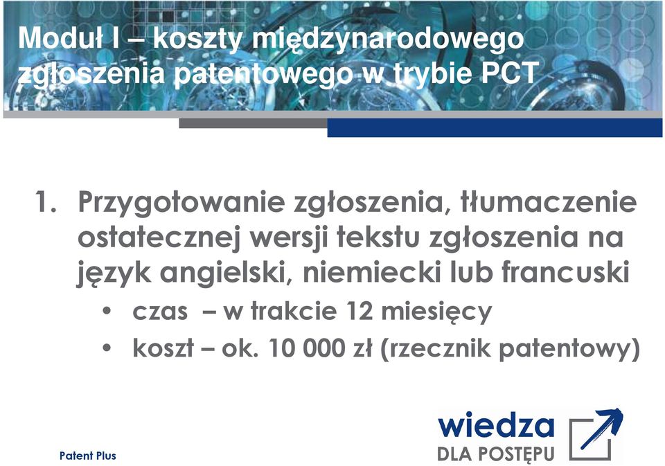 Przygotowanie zgłoszenia, tłumaczenie ostatecznej wersji tekstu