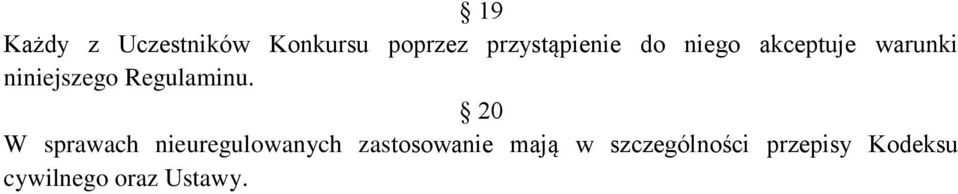 Regulaminu.