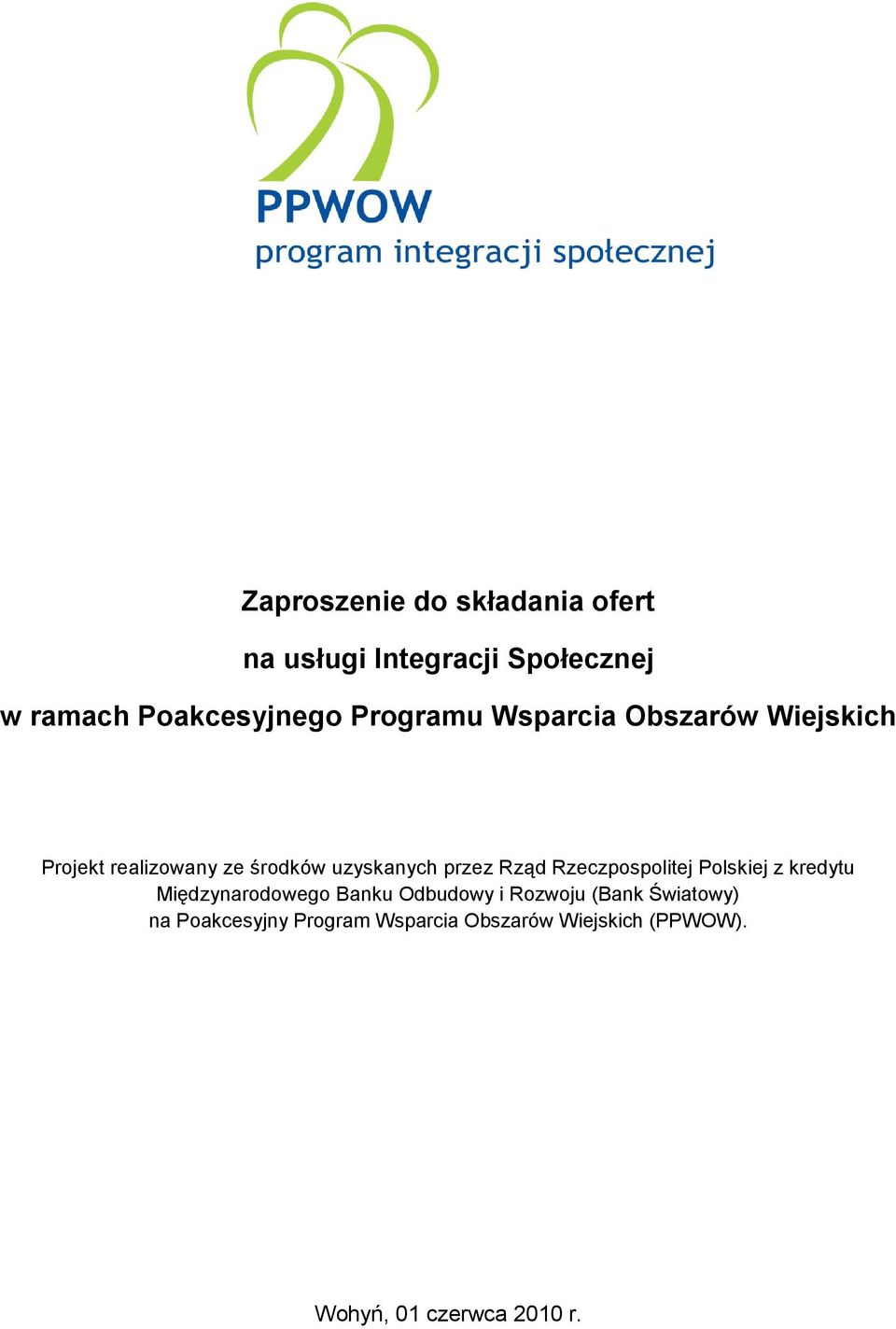 Rząd Rzeczpospolitej Polskiej z kredytu Międzynarodowego Banku Odbudowy i Rozwoju (Bank