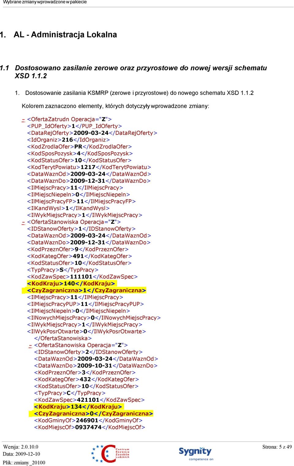 <KodZrodlaOfer>PR</KodZrodlaOfer> <KodSposPozysk>4</KodSposPozysk> <KodStatusOfer>10</KodStatusOfer> <KodTerytPowiatu>1217</KodTerytPowiatu> <DataWaznOd>2009-03-24</DataWaznOd>