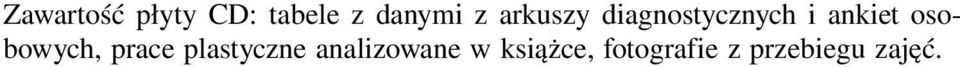 osobowych, prace plastyczne