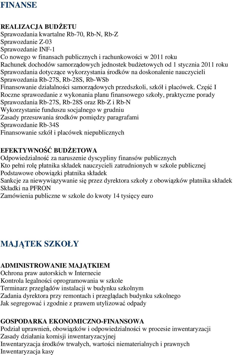 przedszkoli, szkół i placówek.