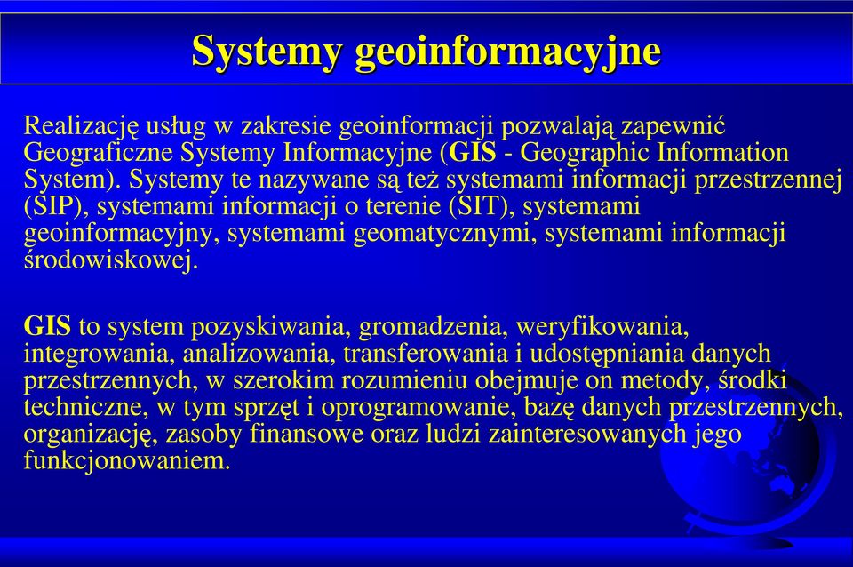 informacji środowiskowej.