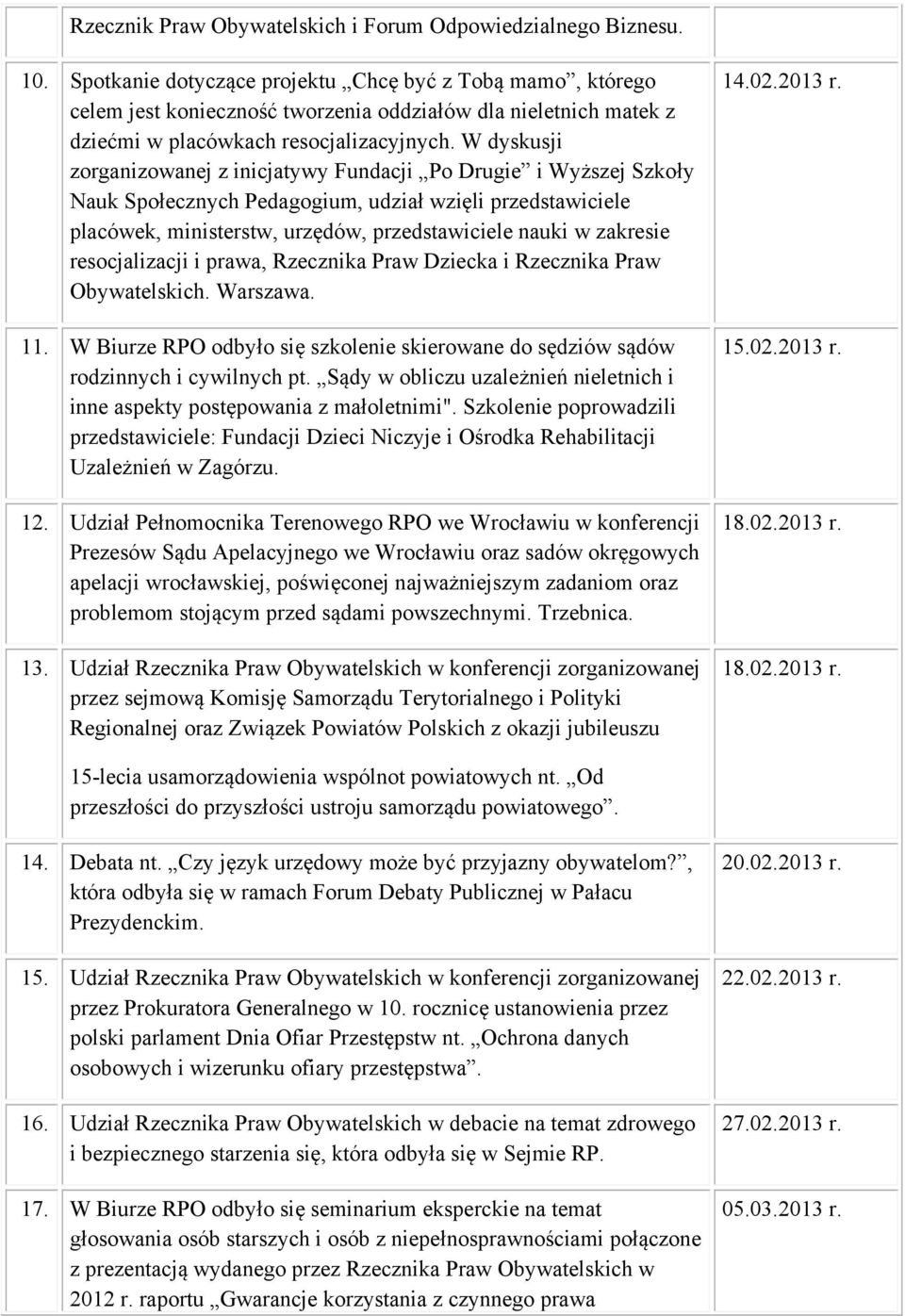 W dyskusji zorganizowanej z inicjatywy Fundacji Po Drugie i Wyższej Szkoły Nauk Społecznych Pedagogium, udział wzięli przedstawiciele placówek, ministerstw, urzędów, przedstawiciele nauki w zakresie