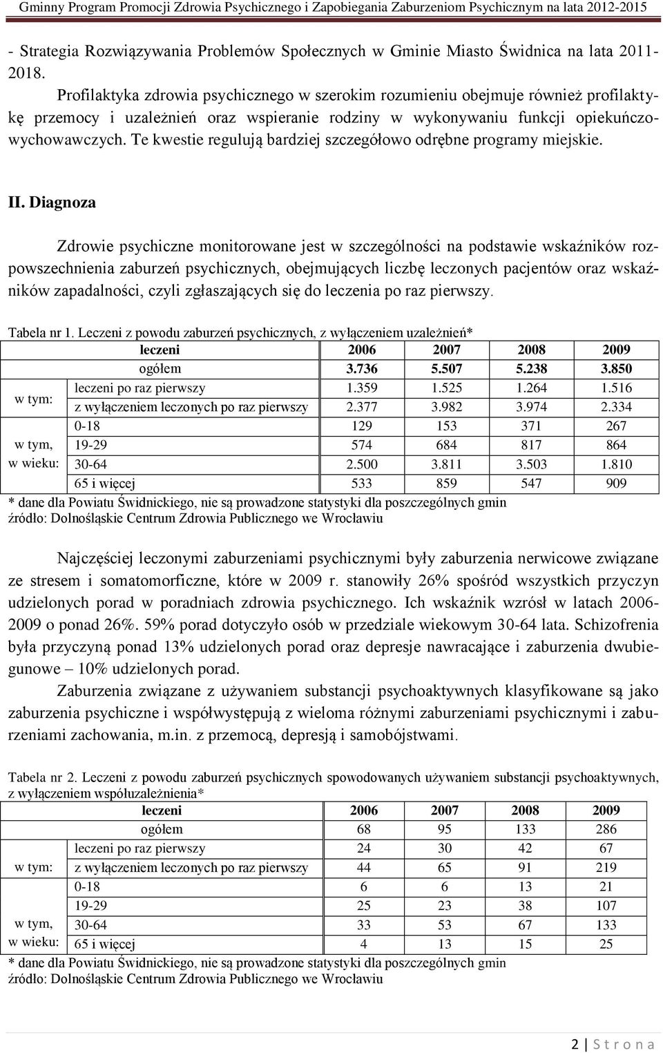Te kwestie regulują bardziej szczegółowo odrębne programy miejskie. II.