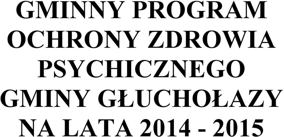 PSYCHICZNEGO GMINY