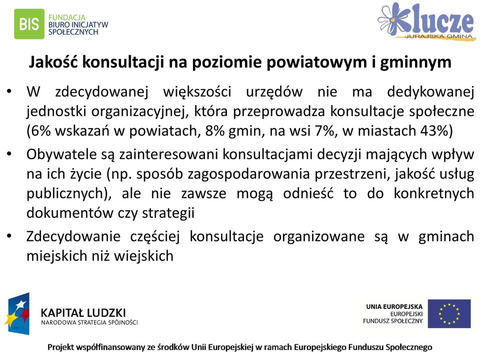 konsultacjami decyzji mających wpływ na ich życie (np.