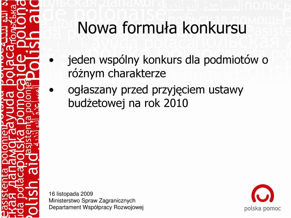 róŝnym charakterze ogłaszany