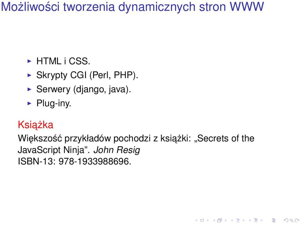 Ksiażka Większość przykładów pochodzi z ksiażki: Secrets