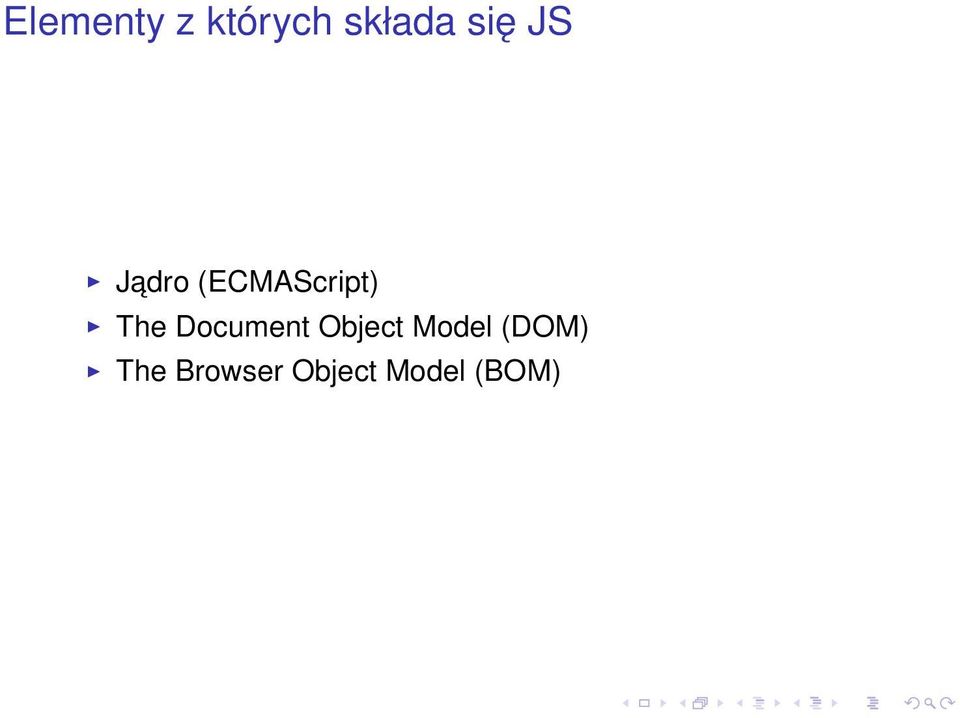 The Document Object Model